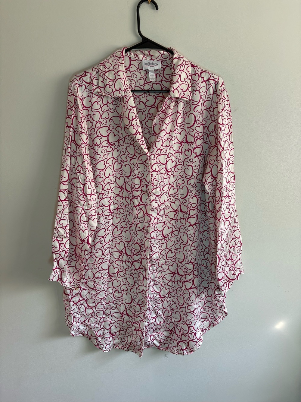 Vintage Lejaby Paris Silk Nightshirt